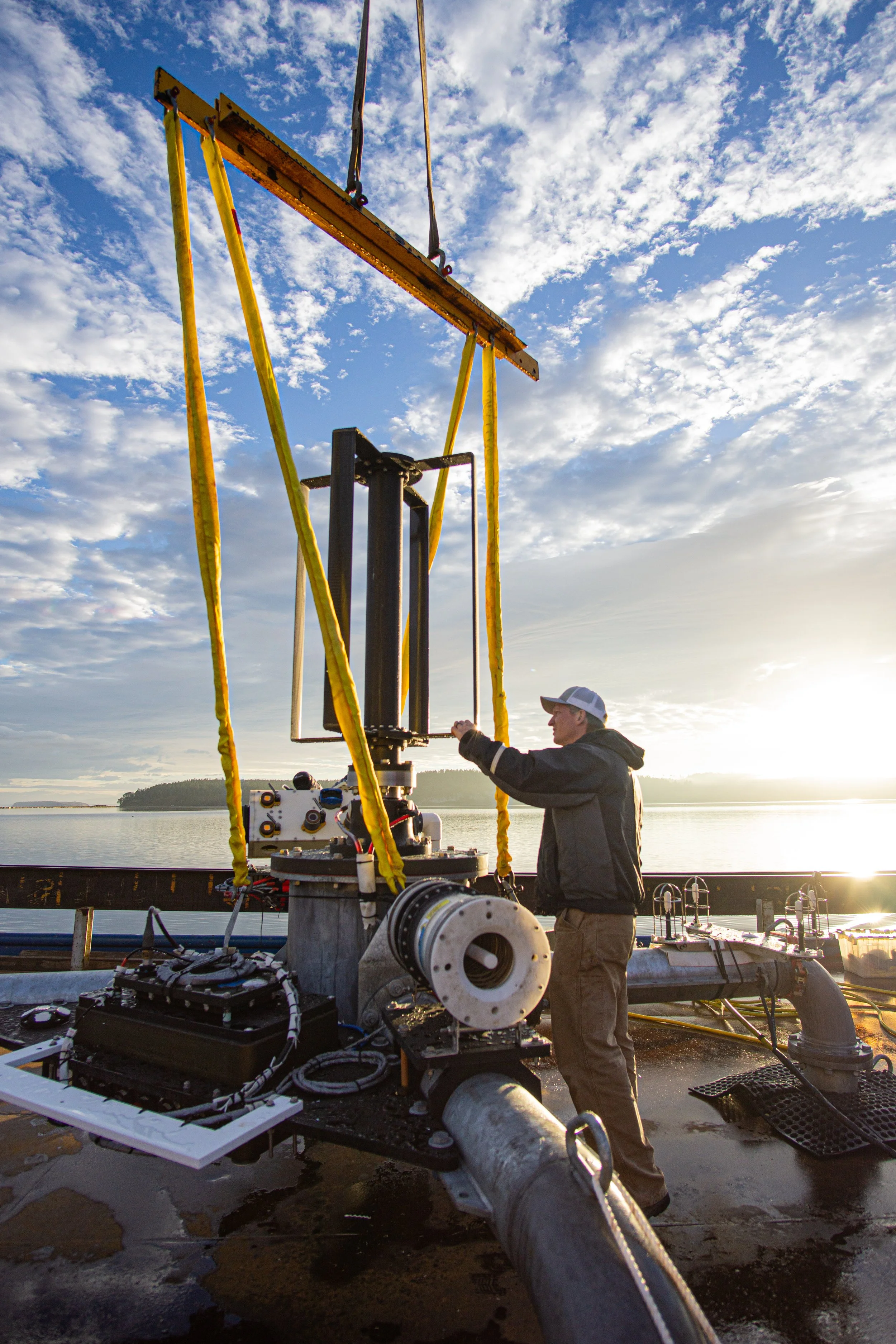 MarineSitu monitoring equipment at the tidal energy deployment site
