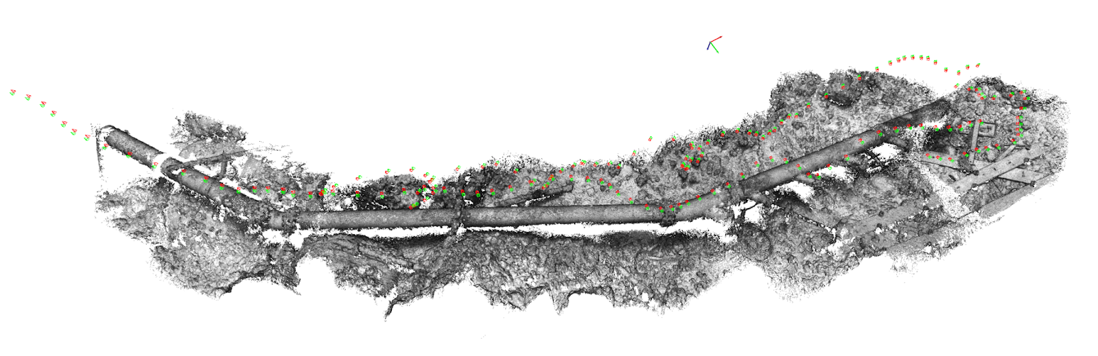 3D point cloud reconstruction of subsea pipeline infrastructure from MarineSitu stereo mapping